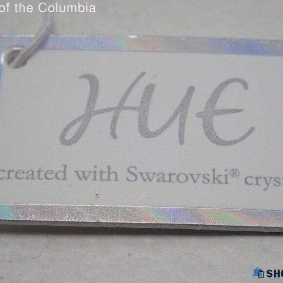 925 Stearling Silver with Swarovski Crystal Peacock necklace NWT - Picture 10 of 12